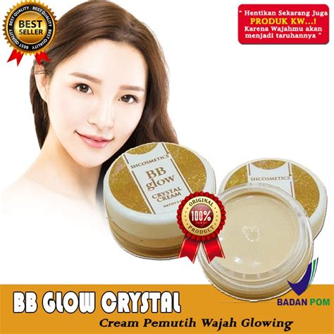 Jual Perawatan Wajah Glowing Bb Cream Glow BPOM Krim Pencerah Kulit