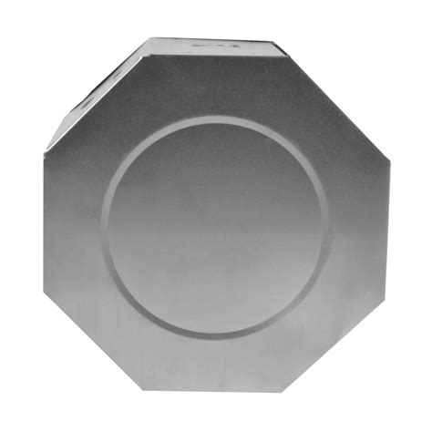 BOTE INTEGRAL LIGERO OCTAGONAL 12 X 12 CM PLATA The Home Depot México