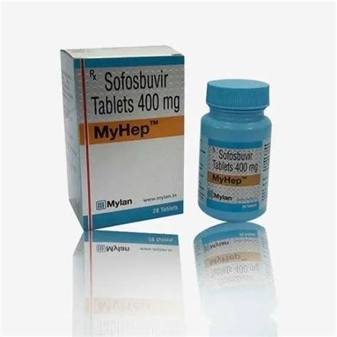 Myhep Sofosbuvir Tablets 400mg 28 Tablet At Rs 8000 Bottle In