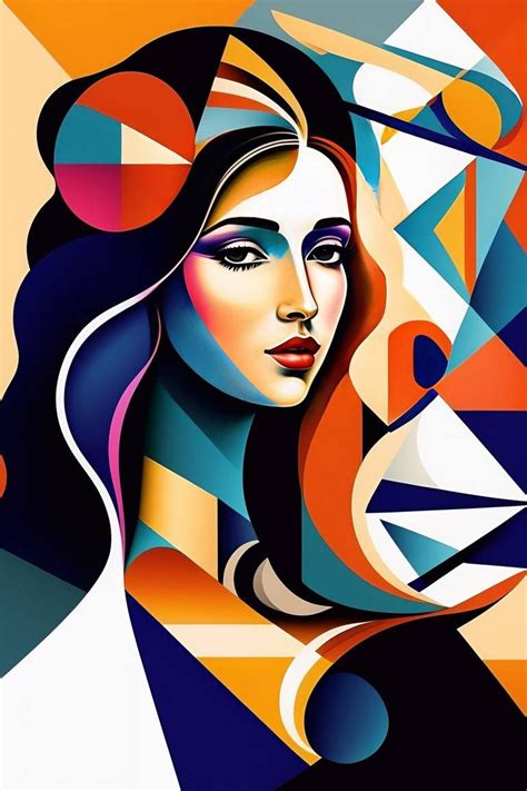 Abstract Colorful Girl 2 Digital By Dmitry O Saatchi Art Pop Art Abstract Face Art