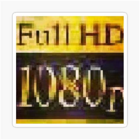 "FULL HD MEME STICKER!" Sticker for Sale by gingrjim | Redbubble