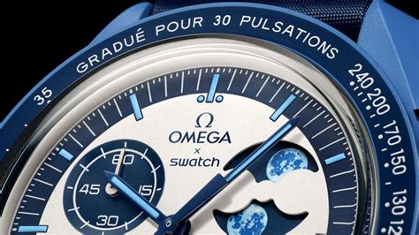 Omega x Swatch 推出全新Mission to the Super Blue Moonphase MoonSwatch紀念藍色