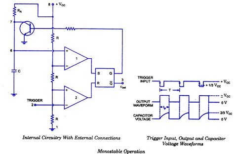 Free Circuit Diagrams 4u 555 Timer As Monostable Multivibrator