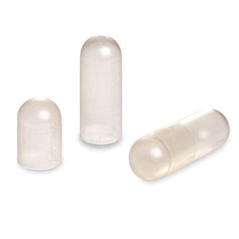 Size 00 Clear Empty Vegetarian Capsules Capsulcn