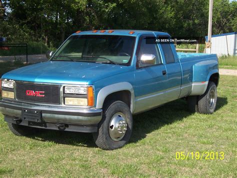 1993 Gmc Dually 1 Ton Sierra Extended Cab 4x4