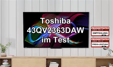 Toshiba Qv Daw Qled Smart Tv Im Test Produkttest