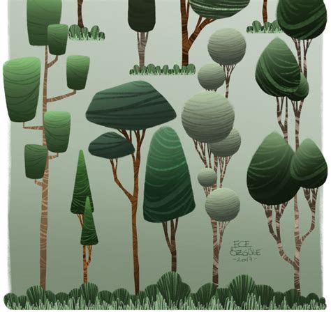 Trees On Behance