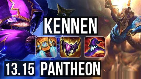 KENNEN Vs PANTH TOP Rank 4 Kennen 1 8M Mastery 1000 Games