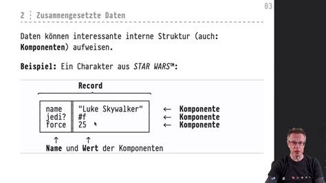 Informatik 1 Chapter 04 Video 016 Zusammengesetzte Daten