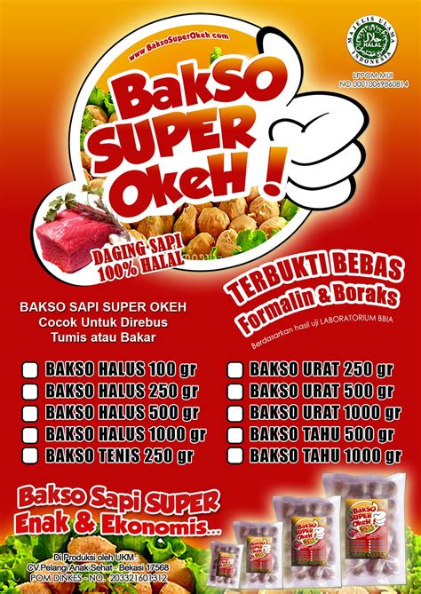 Katalog And Brosur Bakso Super Okeh