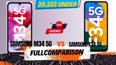 Samsung F34 5g Vs M34 5g⚡️ Youtube