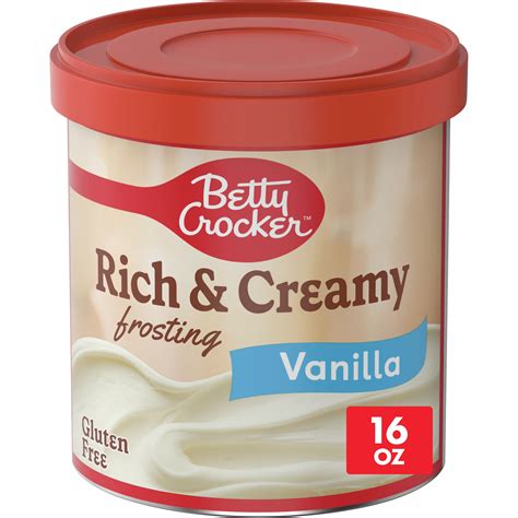 Betty Crocker Gluten Free Vanilla Frosting Oz Walmart