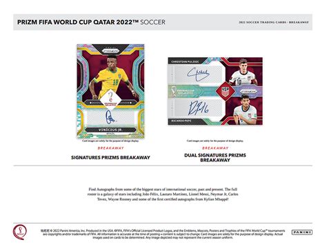 2022 Prizm FIFA World Cup Qatar Soccer Breakaway