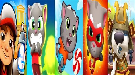 Talking Tom Bubble Shooter Vs Tom Hero Dash Vs Talking Tom Farts Vs Tom