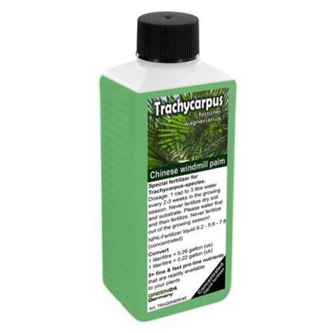 Trachycarpus Liquid Fertilizer Npk Chinese Windmill Palm Chusan Palm