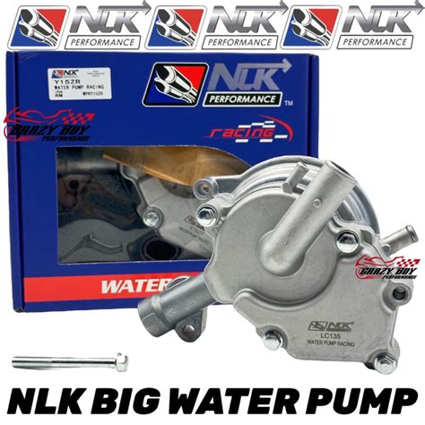 Nlk Performance Water Pump Big Racing Y15zr V1v2 Lc135 V1 V8 Fi Racing Big Waterpump Version 2