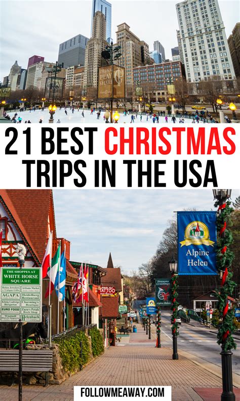 23 Best Places For Christmas In The USA (Festive Vacation Destinations!)