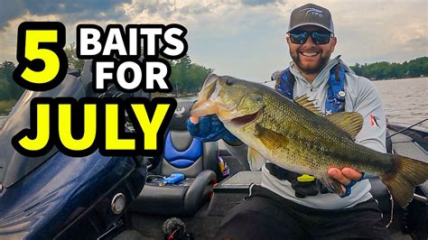 Best Lures For July Bass Fishing Smallmouth Or Largemouth Youtube