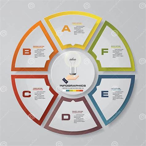 提取6个步现代圆形统计图表infographics元素 也corel凹道例证向量 向量例证 插画 包括有 通信 钞票 97216117