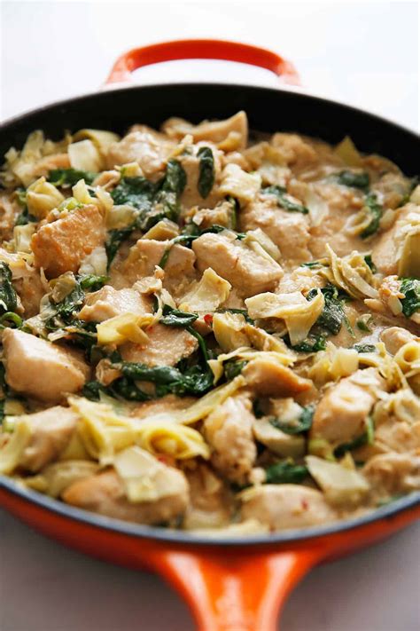 Lexi S Clean Kitchen Creamy Spinach And Artichoke Chicken