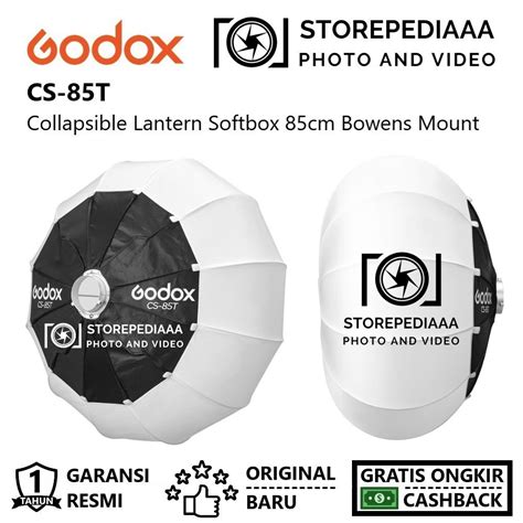 Jual Godox CS 85T Collapsible Lantern Softbox 85cm Bowens Mount CS85T