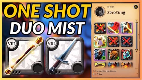 EU Duo Mist One Shot GrailSeeker Dagger Albion Online YouTube