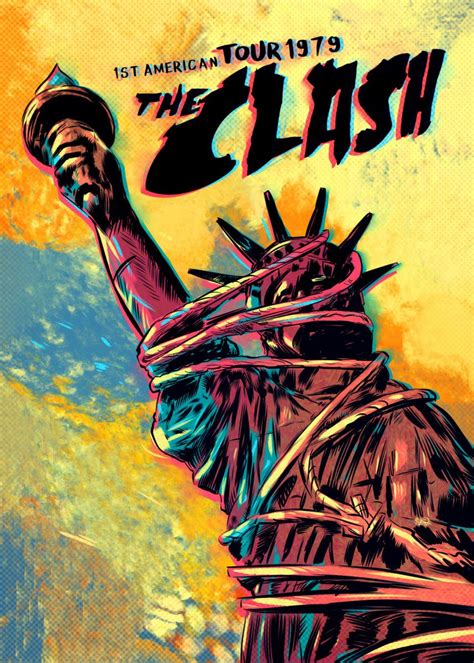 The Clash Metal Poster Print Mr Jackpots Displate In 2020 Gig