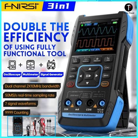 Fnirsi C T Handheld Digital Oscilloscope Multimeter In Dual