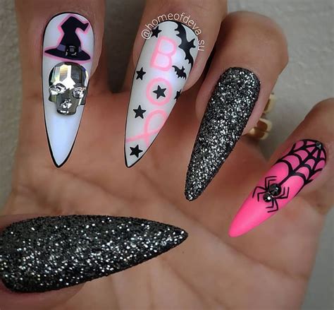 Pin by Tina Borges on ɧąℓℓσщεεŋ Halloween nail designs Nail