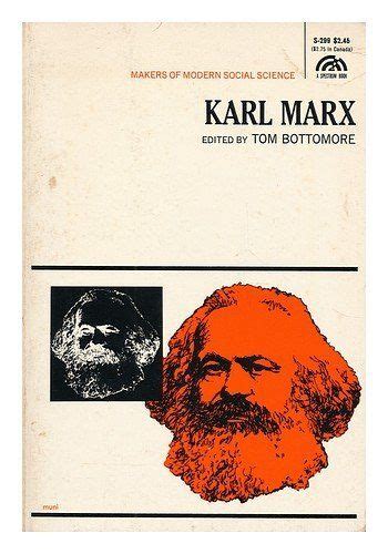 An Old Book With The Title Karl Marx