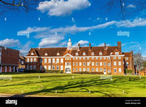 Exterior Of Hitchin Girls School Hitchin Hertfordshire Uk Stock
