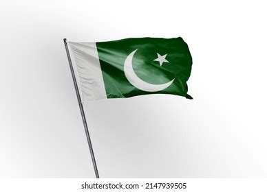 3d Illustration Pakistan Flag White Background Stock Illustration ...