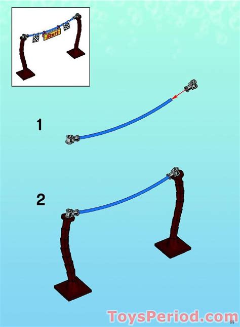 LEGO 4982 Mrs. Puff's Boating School Instructions and Parts List