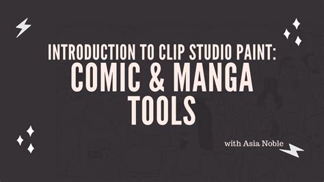 Introduction To Clip Studio Paint Comic And Manga Tools Basics For