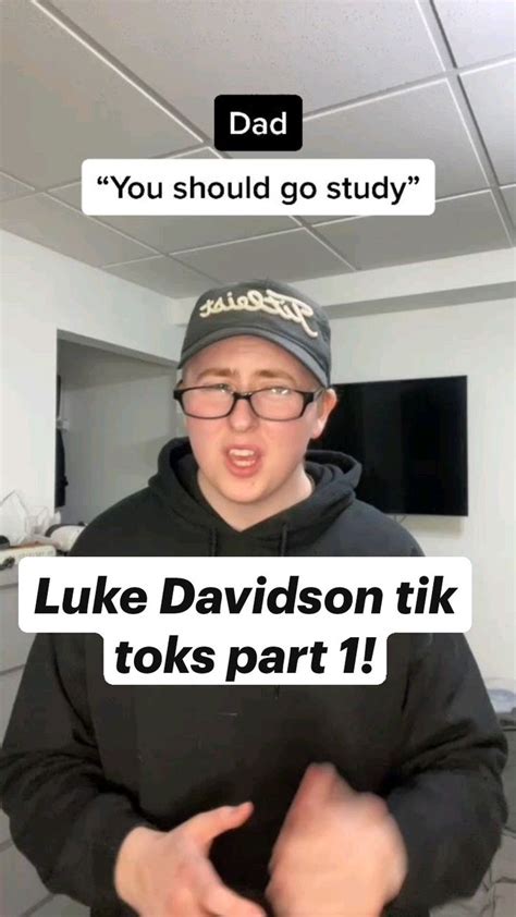 Luke Davidson Tik Toks Part 1 Really Funny Joke Really Funny Super