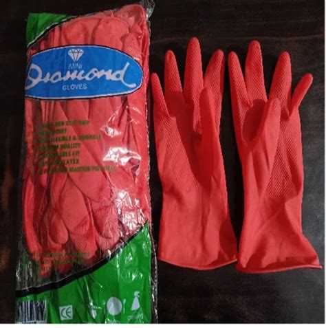 Unisex Rubber Household Hand Gloves Size Medium At Rs 26 Pair In Thane