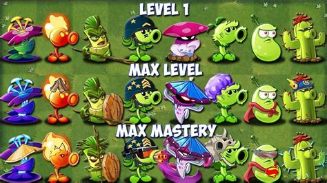 All Plants Level 1 Vs Max Level Vs 999 Who Will Win Pvz 2 Plant Vs