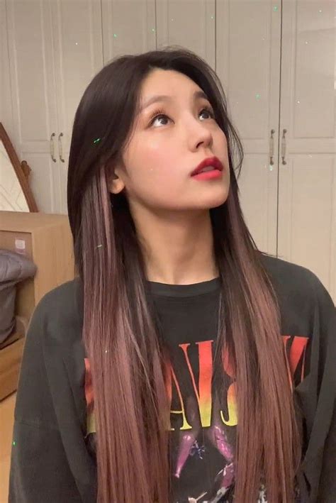 Yeji 예지 🖤50 In 2022 Hairstyle Kpop Hair Orange Hair