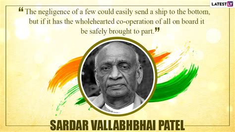 Quotes By Sardar Vallabhbhai Patel