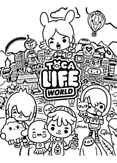 Раскраски Тока Бока | Распечатать бесплатно А4