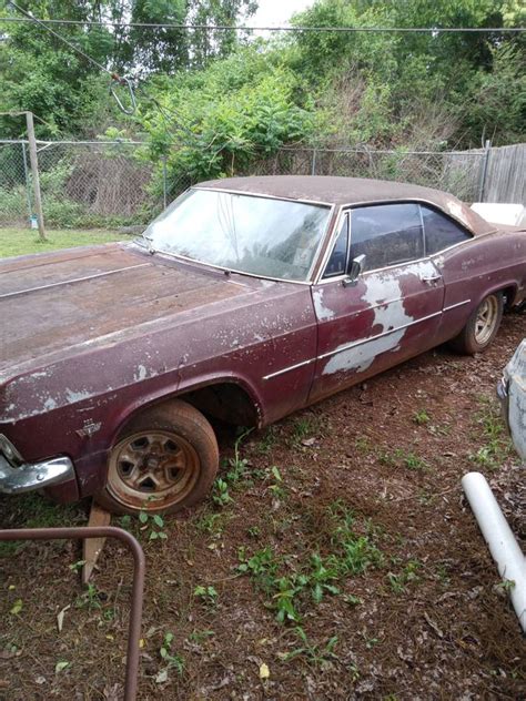 Man Bought A 1965 Impala Ss In 1965 Car Fallen In Disrepair Who