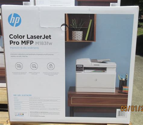 Brand New Hp Color Laserjet Pro Mfp M183fw All In One Color Printer 7kw56abgj Ebay