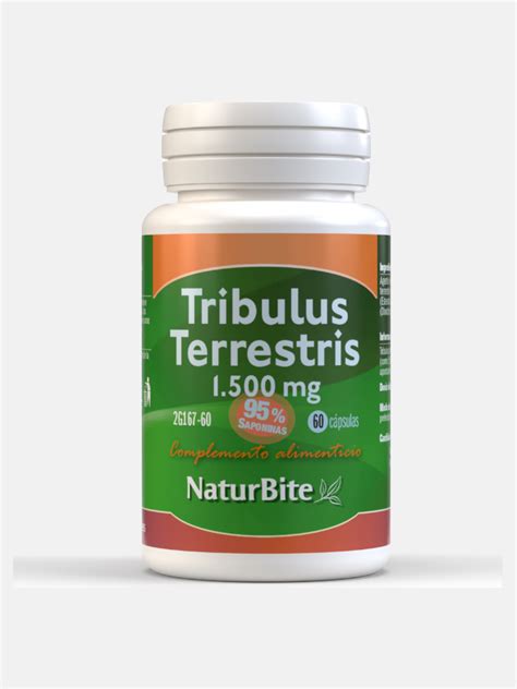 Tribulus Terrestris 95 saponinas 60 cápsulas NaturBite