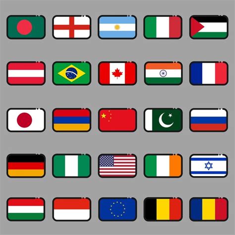 Premium Vector Flags Icon Vector