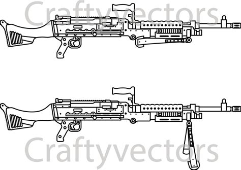 gun vector file crafty vectors