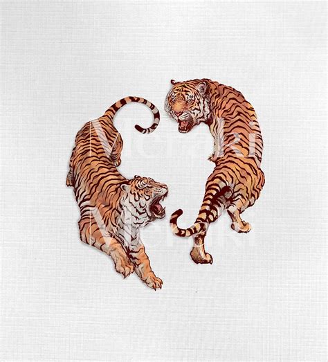 Vintage Tigers Png  Digital Download Clipart Download Vintage Png