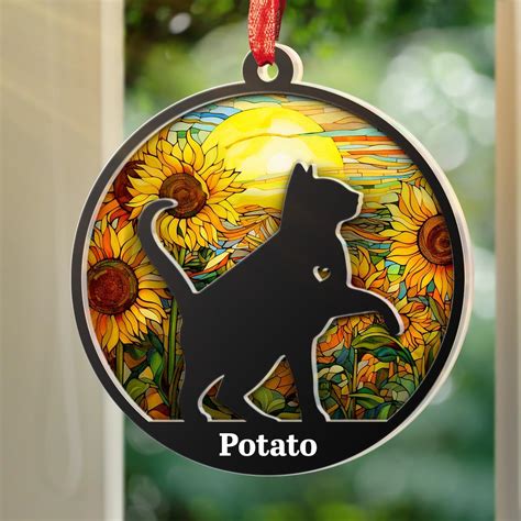 Amazon Pawfect House Cat Christmas Suncatcher Decor Gifts For Cat