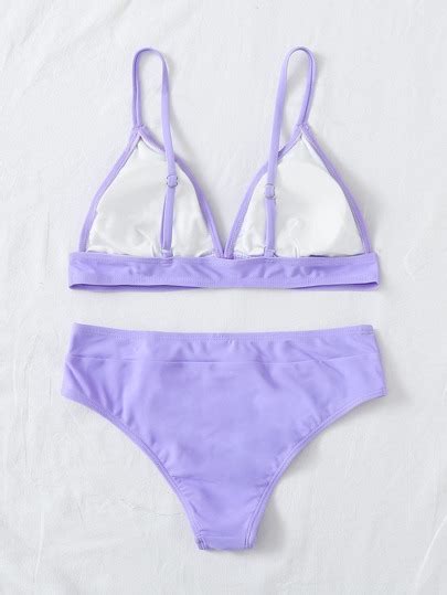 Bikini Damskie Dwucz Ciowe Stroje K Pielowe Shein Pl
