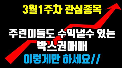 3월1주차 관심종목 공유합니다 다음주에도 급등나올 종목 잘 찾아보세요 관심종목 2차전지 급등주 차트분석 로봇관련주