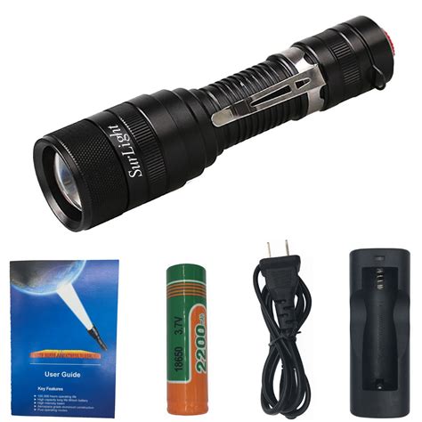 Led Tactical Flashlight Surlight Lumens Super Bright Waterproof